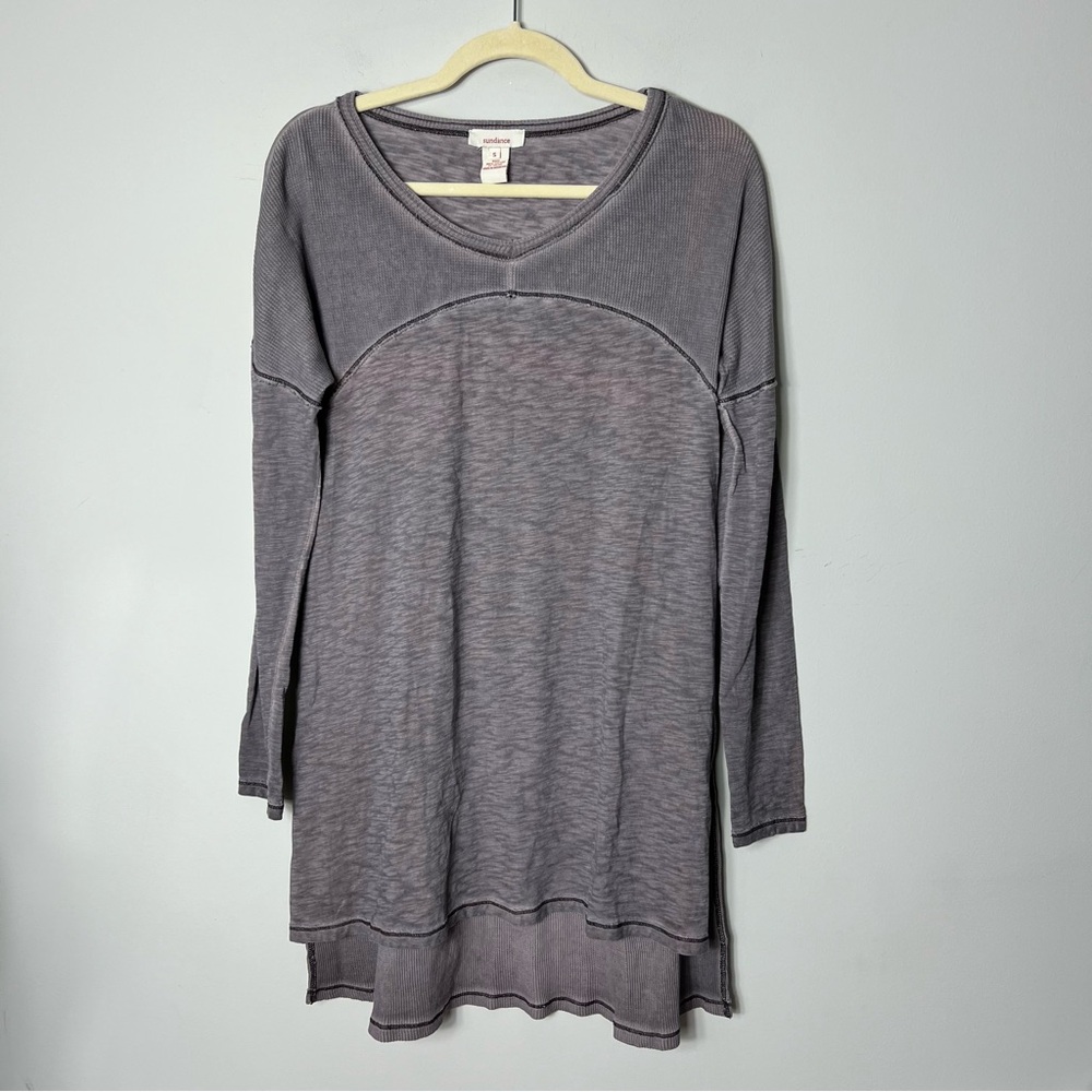 Sundance Catalog Thermal Long Tunic Top Cotton Long Sleeve Size Small 168